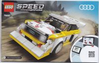 LEGO - 76897 Bauanleitung - 1985 Audi Sport quattro S1 Nordrhein-Westfalen - Gütersloh Vorschau