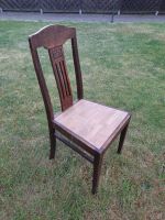 nostalgischer Stuhl aus Holz, dunkelbraun Blumenthal - Farge Vorschau