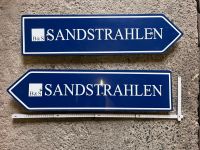 Sandstrahlen Schild Straßenschild Bayern - Karlskron Vorschau