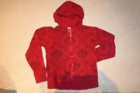 Sweatshirt Jacke, rot, Muster, Gr.134/140,Baumwolle 100% Wuppertal - Heckinghausen Vorschau