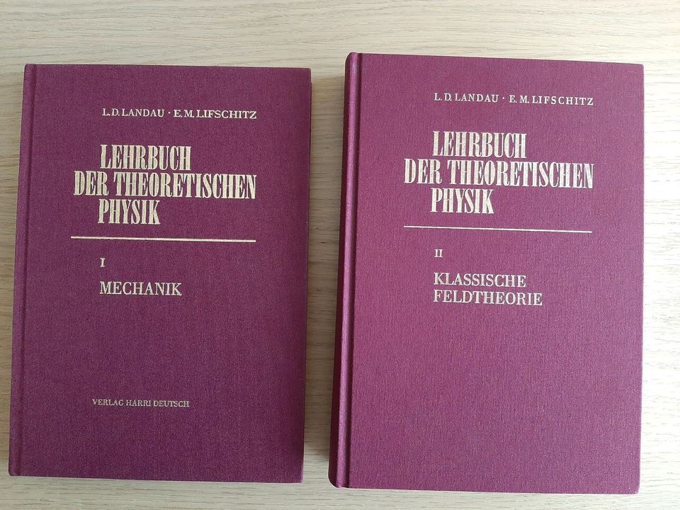 Landau, Lifschitz | Lehrbuch der Theoretischen Physik - Band 1&2 in Bonn