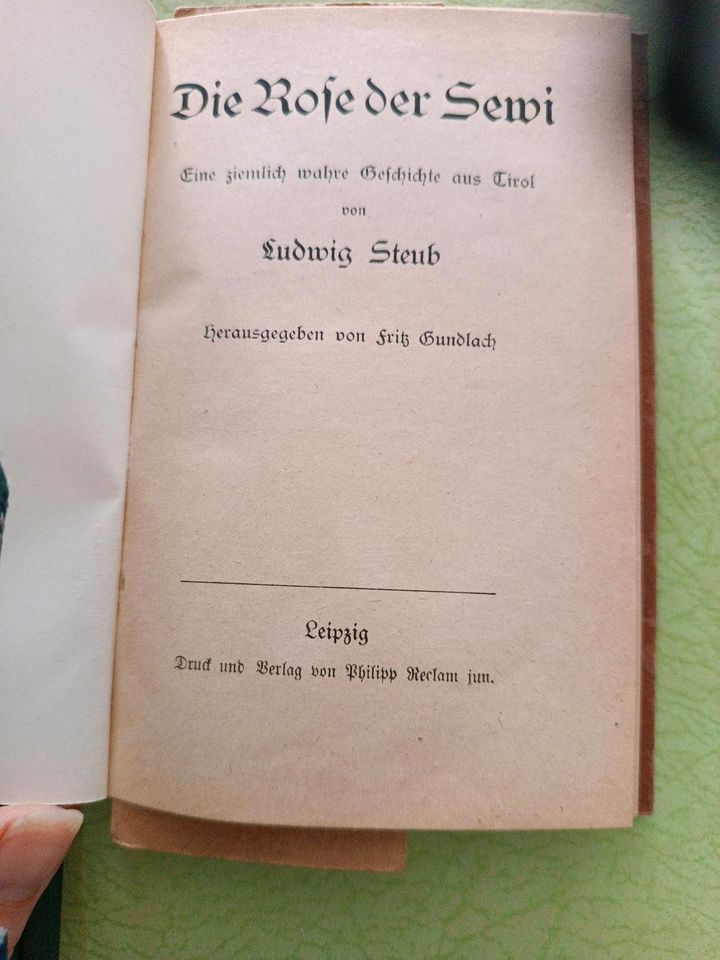 Buch "Die Rose der Sewi" von Ludwig Steub in Nürnberg (Mittelfr)