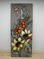 Wandbild Sommerblumen mit Emaillefarben auf Fliese gemalt Hessen - Bad König Vorschau