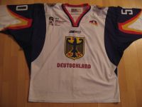 Patrick Hager Deutschland DEB Game Worn Jersey Trikot Eishockey Bayern - Marquartstein Vorschau