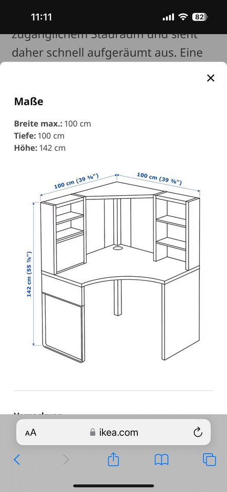 Ikea Schreibtisch Micke in Duisburg