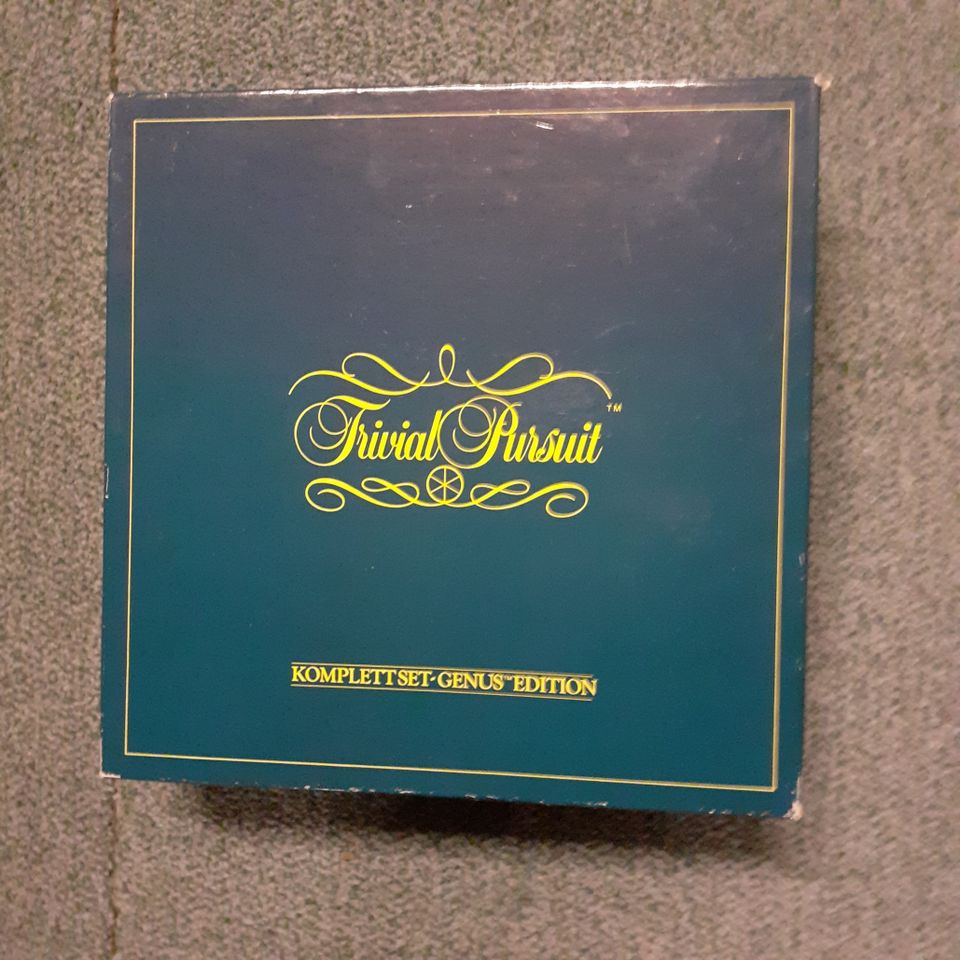 Gesellschaftsspiel „Trivial Pursuit“ (von 1984) in Herne