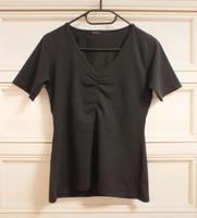 Schwarzes Basic Shirt mit V-Ausschnitt Kurze Ärmel Bayern - Zwiesel Vorschau