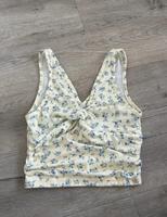Top Blumen Muster Sommer Shirt Bauchfrei floral Muster Niedersachsen - Jever Vorschau
