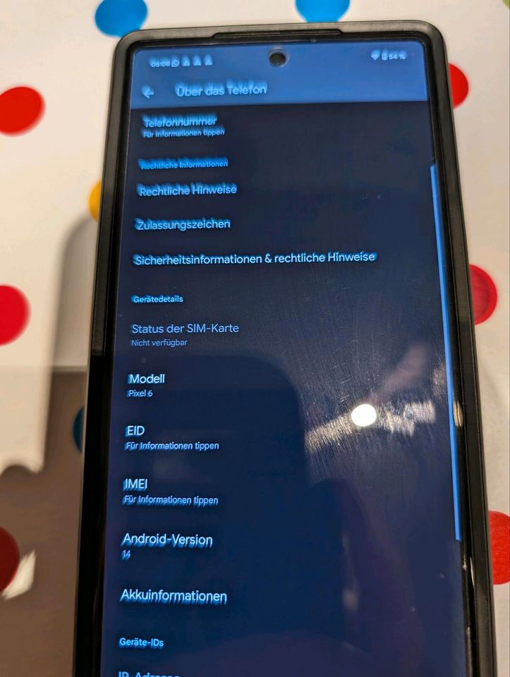 Google Pixel 6 128GB in Niederstotzingen