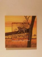 Holzbild Leopard 27,5 x 27,5 cm zum aufhängen Niedersachsen - Drochtersen Vorschau