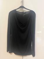 Langarmshirt mit Wasserfallauschnitt Hessen - Lich Vorschau