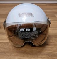 Motorradhelm Mit Sonnenblende Weiß Hochglan Rollerhelm Schutzhelm Leipzig - Knautkleeberg-Knauthain Vorschau