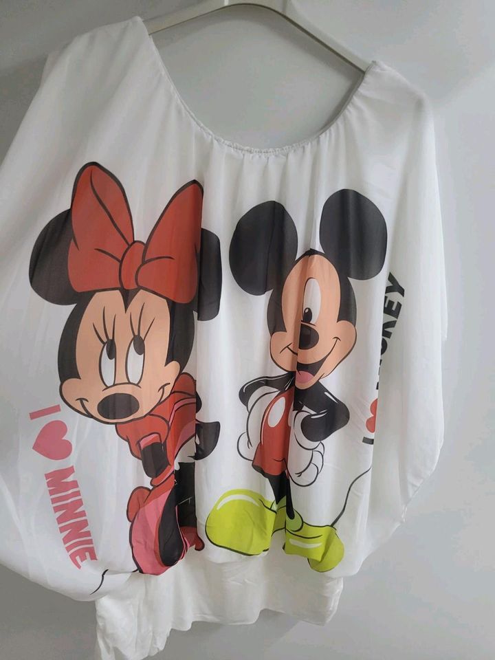 Made in Italy Damen Mickey Mouse Shirt Top in Herzogenrath