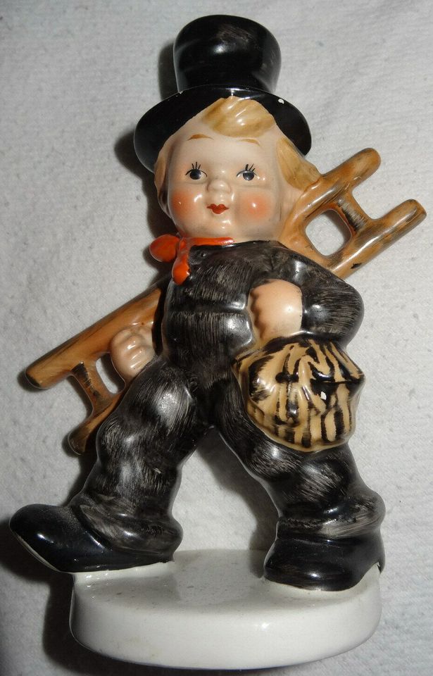 DL Hummel Figur Schornsteinfeger KF36 Porzellan handbemalt 5,5x6x in Urbar