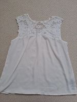 Elegantes Top Bluse ärmellos creme weiß Spitze Gr. 40 Nordrhein-Westfalen - Remscheid Vorschau