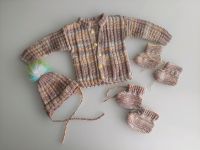 Baby-Kleidungsset selbst gestrickt Größe 56 Bayern - Langweid am Lech Vorschau