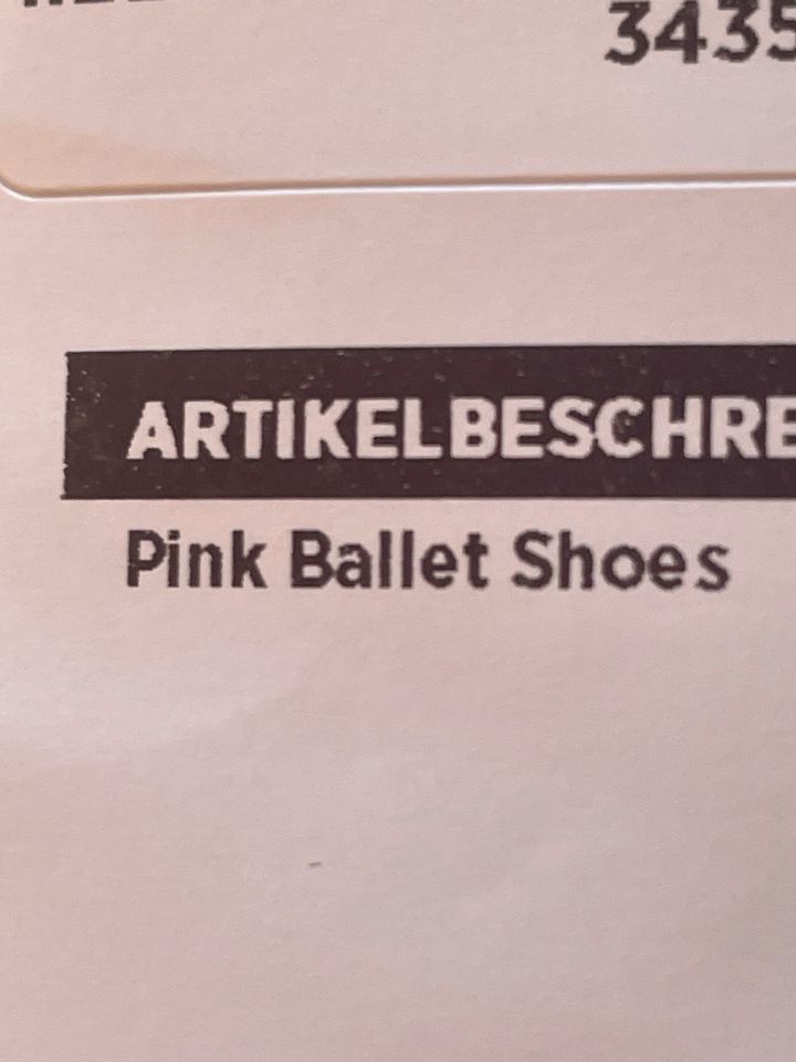 Ballerina Rosa Leder NEU 30,5 Mädchen Schuhe Pink in Ahrenshagen-Daskow