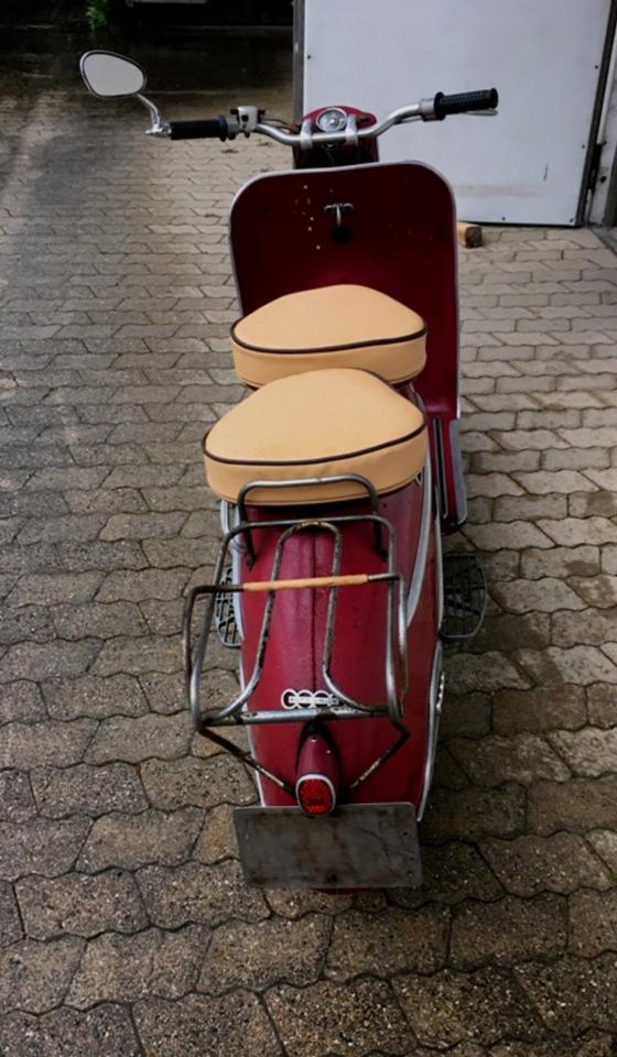 Oldtimer Motorroller DKW Hobby Soziusfest Bj 1955 Roller topp in Oberau