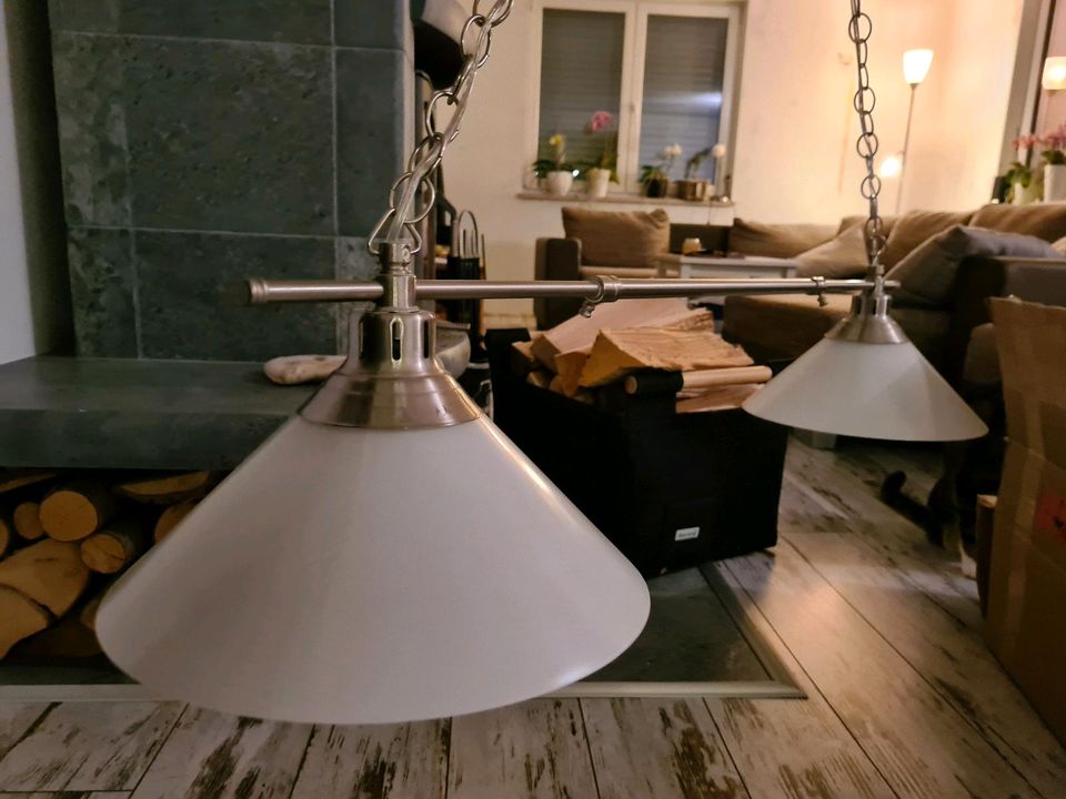 Lampe, Hängelampe, Metall in Eibenstock