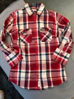 Superdry Damenbluse Bluse Gr. XS rot blau beige kariert Hessen - Darmstadt Vorschau