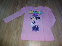 Langarmshirt Minnie Maus, Disney, rosa, Gr. 116 Sachsen - Bernsdorf Vorschau