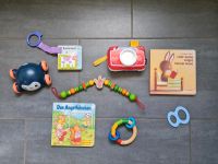 Babyspielzeug Holzring, Kinderwagenkette, Buch, Auto, Beißring Thüringen - Rudolstadt Vorschau