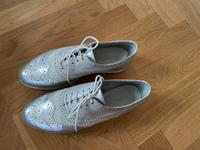 Marco Tozzi Brodgues Schuhe 39 silber Bayern - Kümmersbruck Vorschau