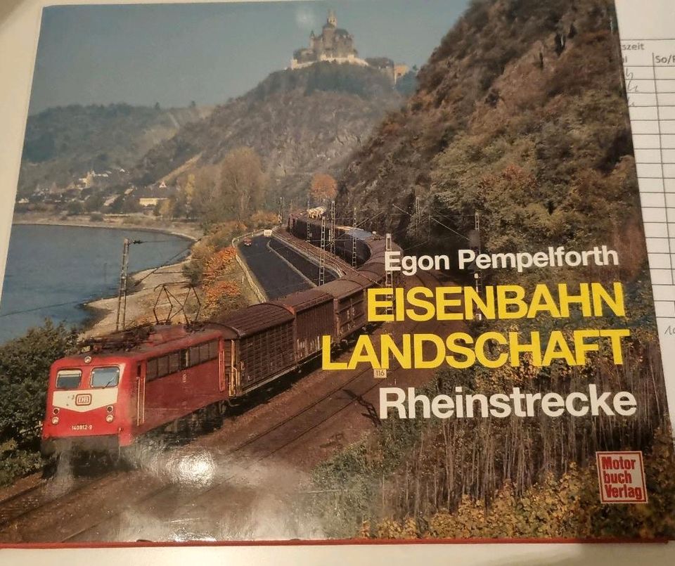 Buch Eisenbahn Landschaft Rheinstrecke Pempelforth in Waiblingen