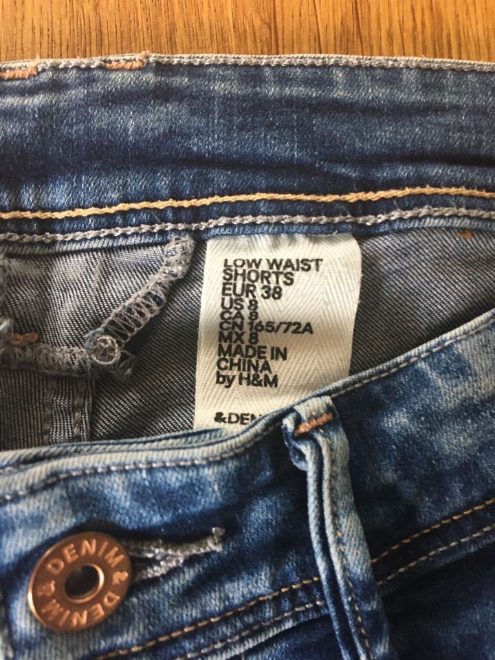 Jeans Shorts H&M, Größe 38,low waist, blau, top ☀️ in Karlsruhe
