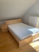 Malm Bett mit 2 Nacht Kästchen mit oder ohne Matratze Bayern - Regenstauf Vorschau