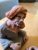 Tonfigur Beduine mit Tongefäss Jemen Kunsthandwerk Niedersachsen - Achim Vorschau