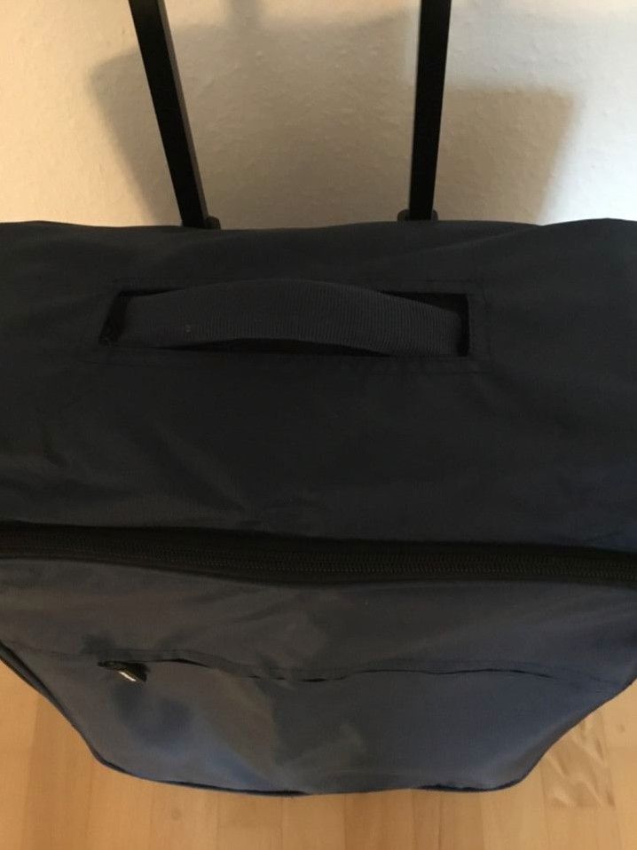 Ikea kleiner Trolly 2 Räder ca 25 L blau Teleskopgriff NEU in Saarbrücken