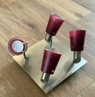 Deckenlampe mit 4 Leuchten und roten Fassungen Bayern - Zirndorf Vorschau