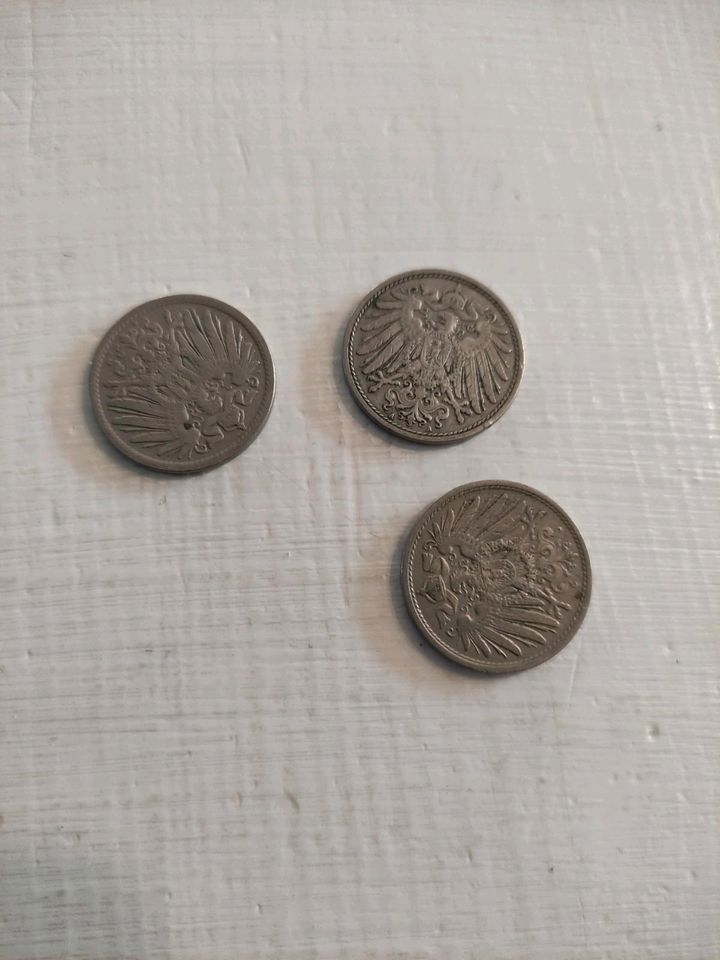 Deutsche Reichsmark 10 Pfennige 1900-1905 in Flensburg