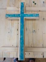 DIY Holzkreuz aus Eiche und Epoxidharz Bayern - Wemding Vorschau