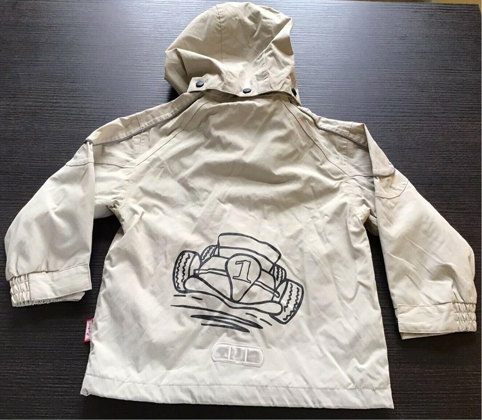 Übergangs-/ Regenjacke, Gr. 98, beige, Kapuze abnehmbar in Dresden