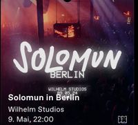 ‼️ 2 Tickets für 50€ ❤️ SOLOMUN in Berlin 09.05.24  ‼️ Friedrichshain-Kreuzberg - Kreuzberg Vorschau