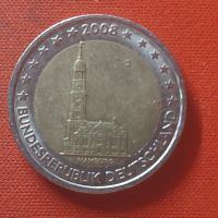 2€ Münze Hamburg St. Michaeliskirche mit Spitze auf Ring außen Baden-Württemberg - Waldbronn Vorschau