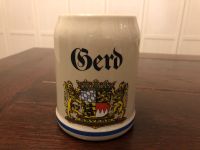 BIERKRUG mit Namen GERD / 0,5l / Bayern Wappen/ Top Zustand Eimsbüttel - Hamburg Niendorf Vorschau