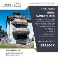 gepflegtes & vollvermietetes Mehrfamilienhaus mit 5 Wohneinheiten, 4 Stellplätze, Baujahr 1995 Köln - Porz Vorschau