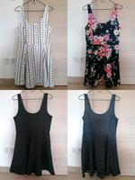 Kleider von H&M,  Größe M, weiß/geblumt/schwarz/gepunktet) Sachsen - Burkau Vorschau