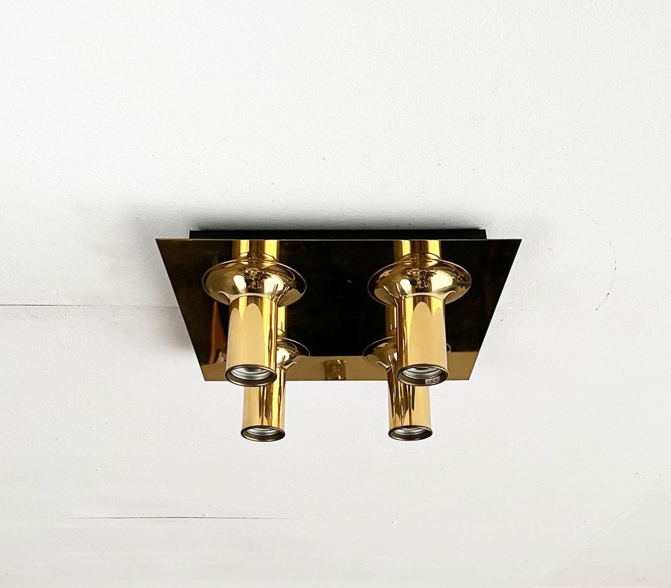 Cosack Space Age Brass Wall Ceiling Lamp zu Mid Century 60er 70er in Hamburg