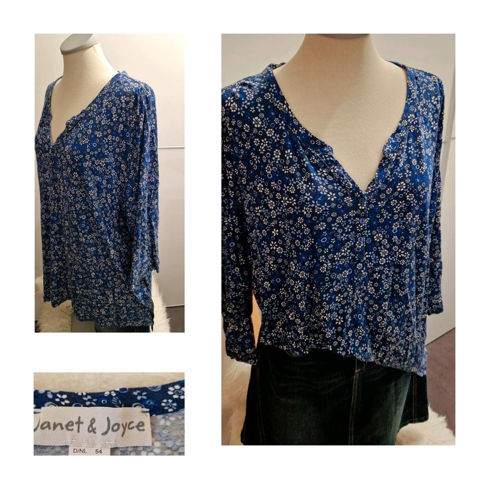 ❤️ Janet & Joyce Shirt ❤️sehr gepflegt❤️ lang ❤️Viskose❤️ 54  7XL in Mönchengladbach