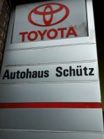 Toyota werbungsschild leuchtreklame Bayern - Naila Vorschau
