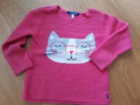 Joules Pullover, Gr.98, pink mit Katze, guter getragener Zustand Nordrhein-Westfalen - Bünde Vorschau