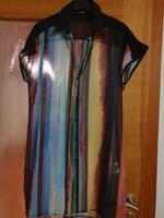 BIBA Longbluse Kurzarm bunt gestreift transparent Gr. 38 Bayern - Gars am Inn Vorschau