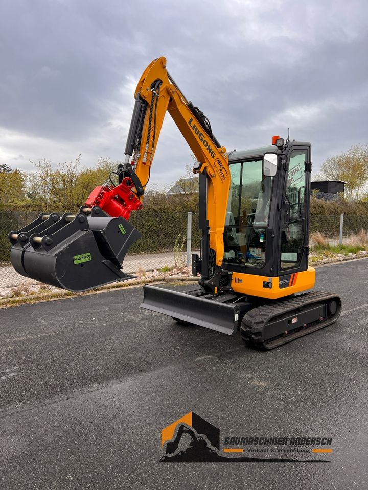 Vermietung Minibagger Bagger LiuGong 9027F 2,7 T  Mieten in Zwickau