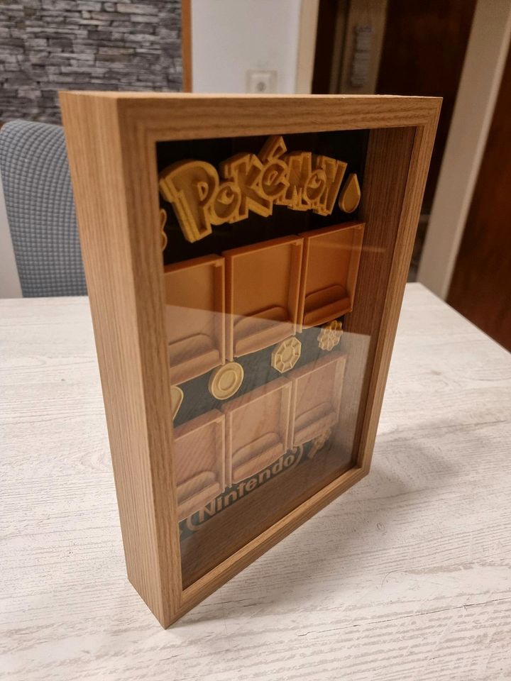 Pokemon Bilderrahmen für Editionen GBC/goldene Edition/Gaming Roo in Waxweiler