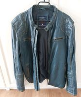 Lederjacke Lammnappa Nappa Biker Leder Jacke blau Nordrhein-Westfalen - Mülheim (Ruhr) Vorschau