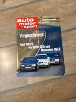 auto motor sport Vergleichstest  Audi 100 V6 BMW 525i Niedersachsen - Schöppenstedt Vorschau